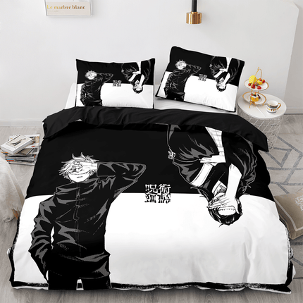 Jujutsu Kaisen Cosplay Bedding Sets Soft Quilt Covers Without Filler