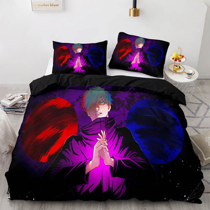 Jujutsu Kaisen Cosplay Bedding Sets Soft Quilt Covers Without Filler