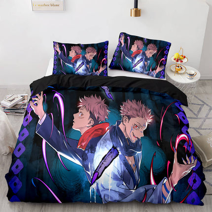 Jujutsu Kaisen Cosplay Bedding Sets Soft Quilt Covers Without Filler