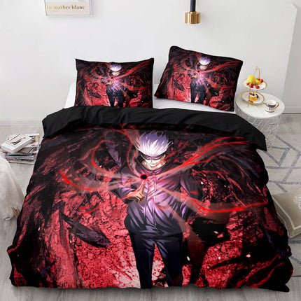 Jujutsu Kaisen Cosplay Bedding Sets Soft Quilt Covers Without Filler