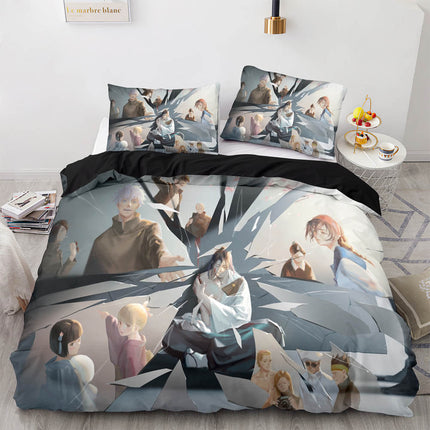 Jujutsu Kaisen Cosplay Bedding Sets Soft Quilt Covers Without Filler