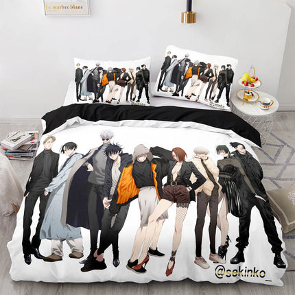 Jujutsu Kaisen Cosplay Bedding Sets Soft Quilt Covers Without Filler