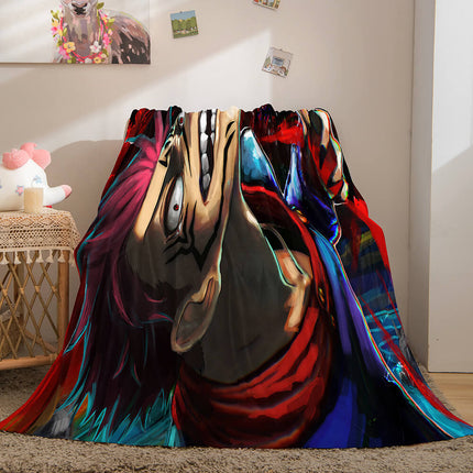Jujutsu Kaisen Flannel Caroset Throw Cosplay Blanket
