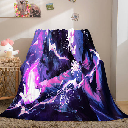 Jujutsu Kaisen Flannel Caroset Throw Cosplay Blanket