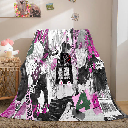 Jujutsu Kaisen Flannel Caroset Throw Cosplay Blanket