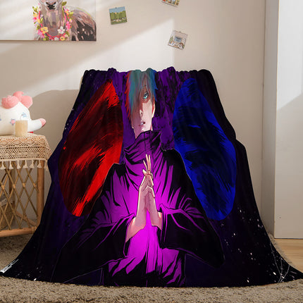 Jujutsu Kaisen Flannel Caroset Throw Cosplay Blanket