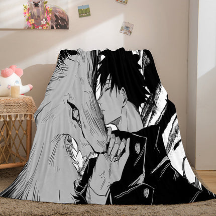 Jujutsu Kaisen Flannel Caroset Throw Cosplay Blanket