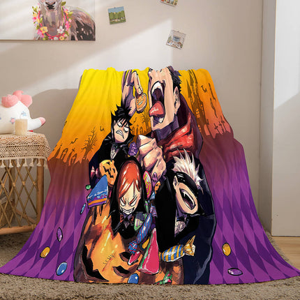 Jujutsu Kaisen Flannel Caroset Throw Cosplay Blanket