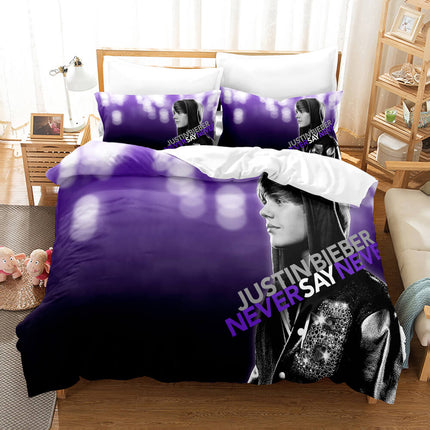 Justin Bieber Cosplay Bedding Set Quilt Cover Room Decoration