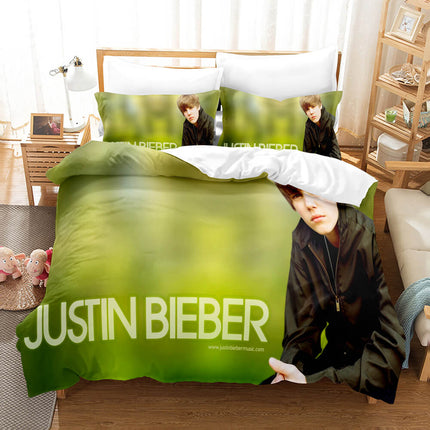 Justin Bieber Cosplay Bedding Set Quilt Cover Room Decoration
