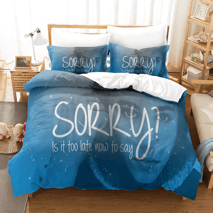 Justin Bieber Cosplay Bedding Set Quilt Cover Room Decoration