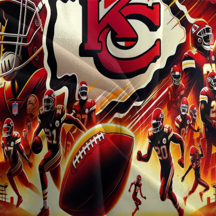 Kansas City Chiefs Bedding Set Duvet Cover Without Filler