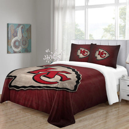 Kansas City Chiefs Bedding Set Duvet Cover Without Filler
