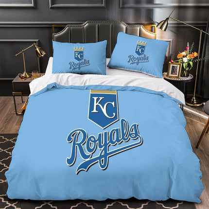Kansas City Royals Bedding Set Quilt Cover Without Filler