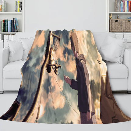 Kimi no Na Wa Cosplay Flannel Blanket Throw