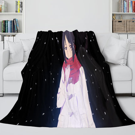 Kimi no Na Wa Cosplay Flannel Blanket Throw