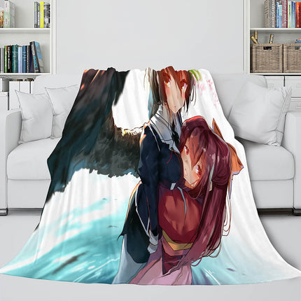 Kimi no Na Wa Cosplay Flannel Blanket Throw