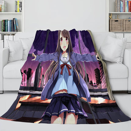 Kimi no Na Wa Cosplay Flannel Blanket Throw