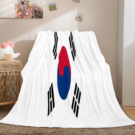 Famous Country National Flag Flannel Fleece Throw Blanket Bedding Sets