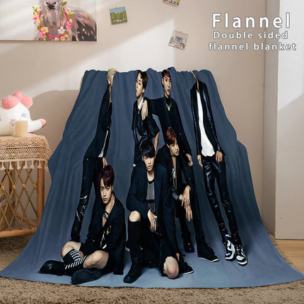 Kpop BTS Butter Bangtan Boys Cosplay Flannel Blanket