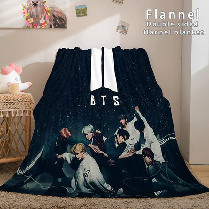 Kpop BTS Butter Bangtan Boys Cosplay Flannel Blanket
