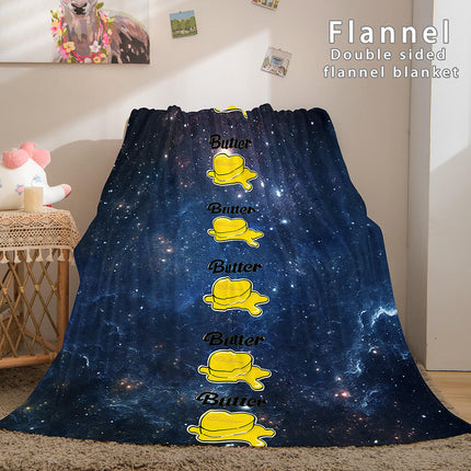 Kpop BTS Butter Bangtan Boys Cosplay Flannel Blanket
