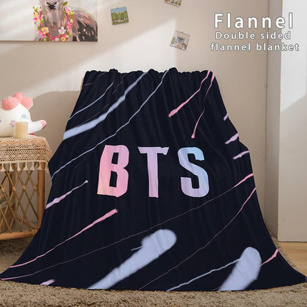 BTS Butter Bangtan Boys Flannel Fleece Blanket