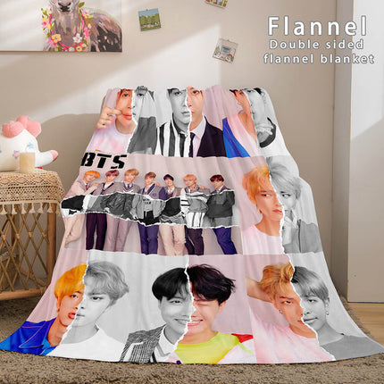 Kpop BTS Butter Cosplay Flannel Blanket