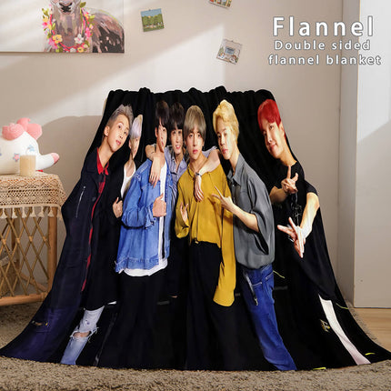 Kpop BTS Butter Cosplay Flannel Blanket