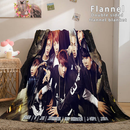 Kpop BTS Butter Cosplay Flannel Blanket
