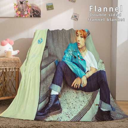 Kpop BTS Butter Cosplay Flannel Blanket