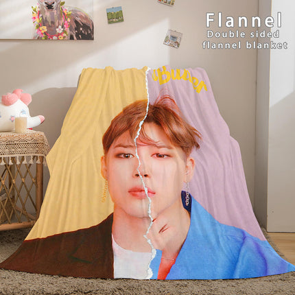 Kpop BTS Butter Cosplay Flannel Blanket