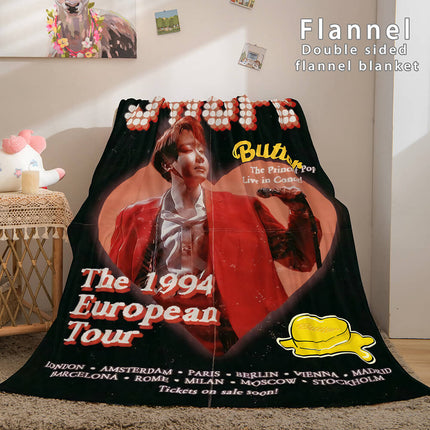 Kpop BTS Butter Cosplay Flannel Blanket