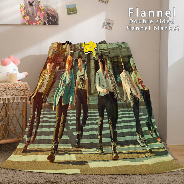 Kpop BTS Butter Cosplay Flannel Blanket