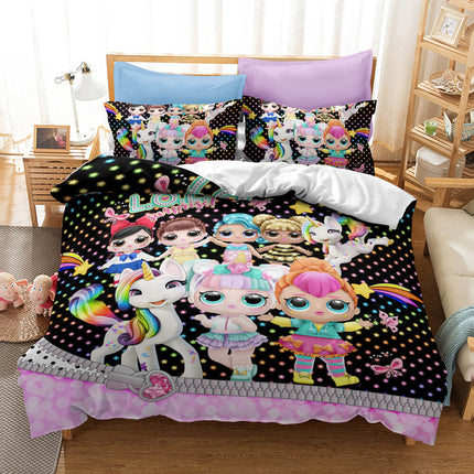 L.O.L Surprise Bedding Set Quilt Duvet Cover Without Filler