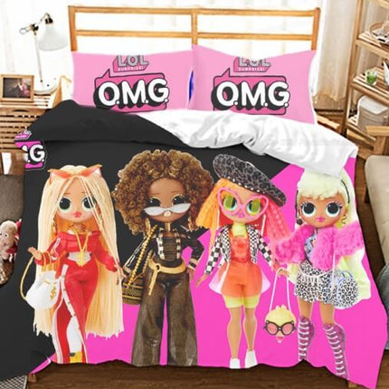 L.O.L Surprise Bedding Set Quilt Duvet Cover Without Filler