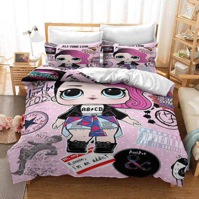 L.O.L Surprise Bedding Set Quilt Duvet Cover Without Filler