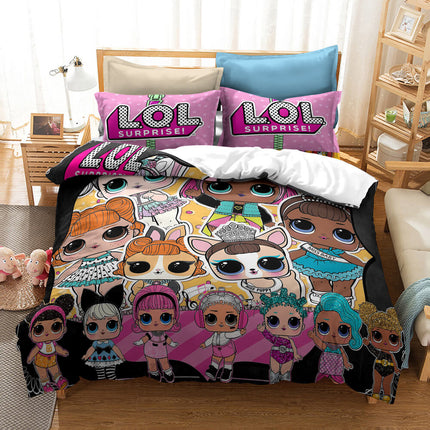 L.O.L Surprise Bedding Set Quilt Duvet Cover Without Filler