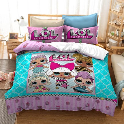 L.O.L Surprise Bedding Set Quilt Duvet Cover Without Filler