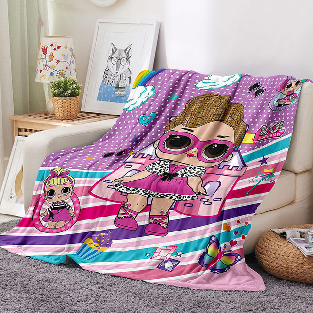 L.O.L Surprise Blanket Flannel Fleece Throw Blanket Room Decoration