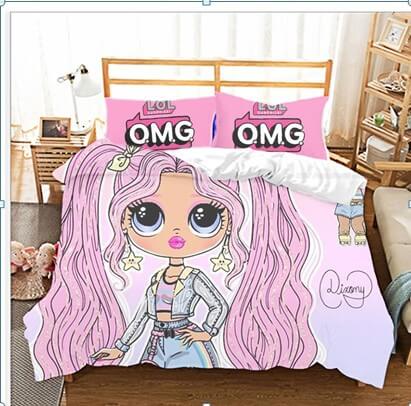 L.O.L Surprise Cosplay Bedding Set Duvet Cover Without Filler