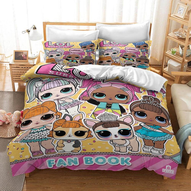 L.O.L Surprise Cosplay Bedding Set Duvet Cover Without Filler