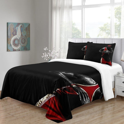 Lakers LeBron Raymone James Bedding Set Pattern Quilt Duvet Cover
