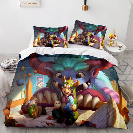 League of Legends Cosplay Bedding Sets Quilt Covers Without Filler