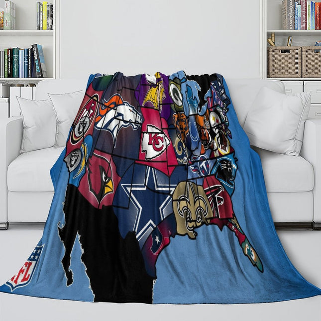 Los Angeles Chargers Blanket Flannel Fleece Throw Room Decoration