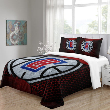 Los Angeles Clippers Bedding Set Duvet Cover Without Filler