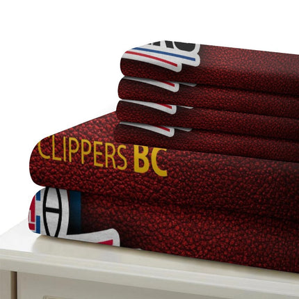Los Angeles Clippers Bedding Set Duvet Cover Without Filler
