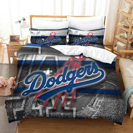 Los Angeles Dodgers Bedding Set Quilt Cover Without Filler