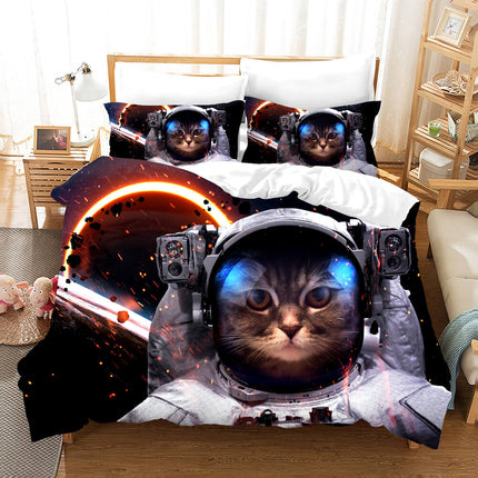 Lovely Animal Pet Cats Bedding Set Quilt Covers Without Filler