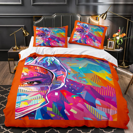 Pop Mask Print Bedding Set Quilt Duvet Covers